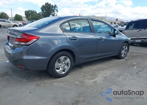 2013 Honda Civic Lx из США, поврежденный, VIN 19XFB2F54DE233363